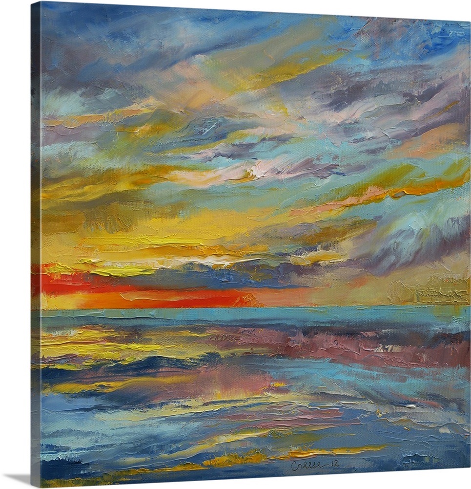 Abstract Seascape Wall Art, Canvas Prints, Framed Prints, Wall Peels ...