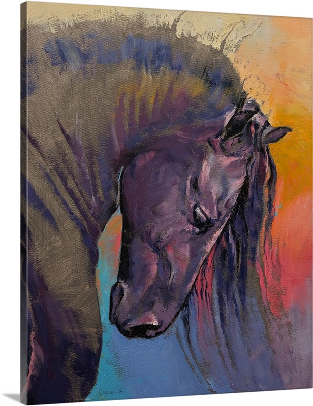 Friesian Horse | Great Big Canvas