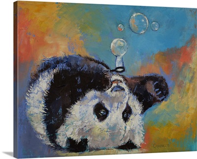 Panda Blowing Bubbles