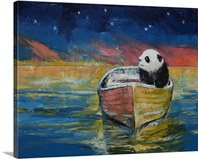 Panda Stargazer - Children's Art