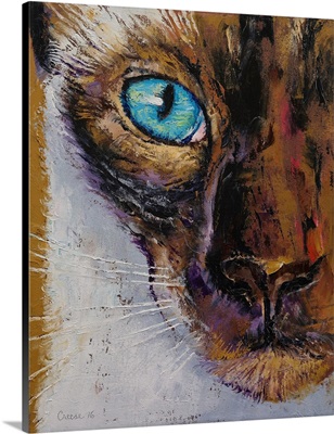 Siamese Cat Painting