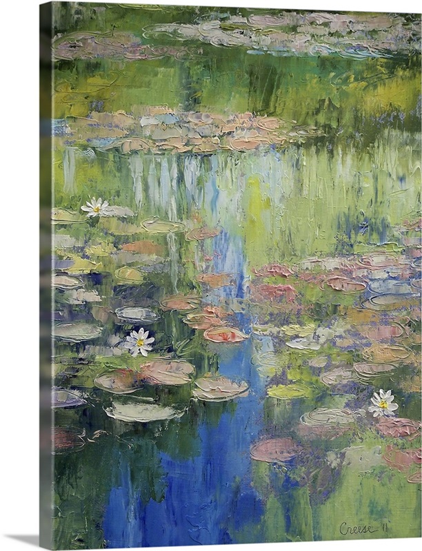 Water Lily Pond | Great Big Canvas