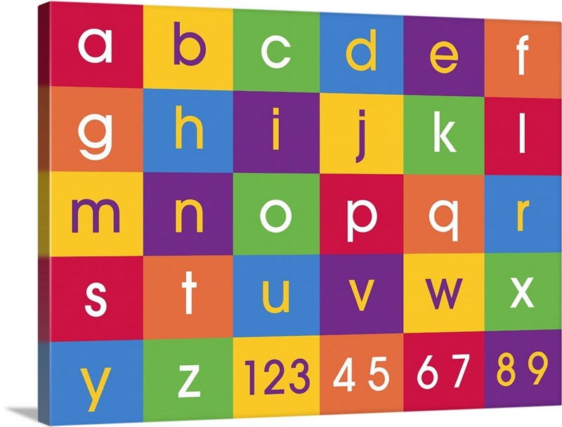Alphabet Colors | Great Big Canvas