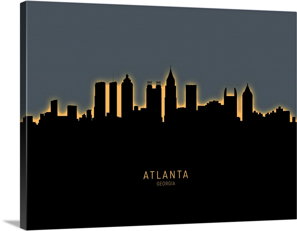 Skyline of Atlanta, Georgia, United States.