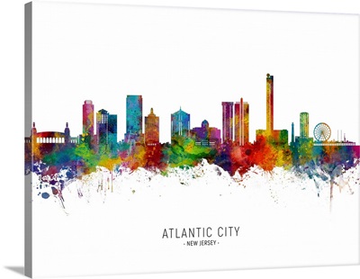 Atlantic City New Jersey Skyline