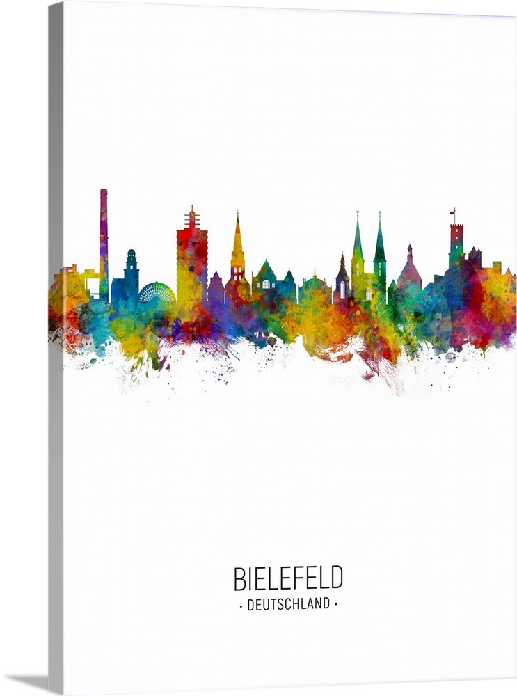 Bielefeld Germany Skyline