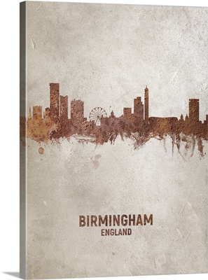 Birmingham England Rust Skyline
