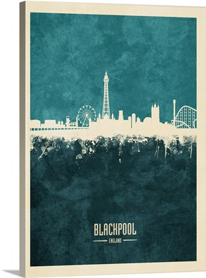 Blackpool England Skyline