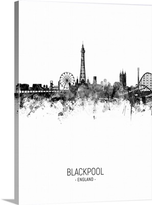 Blackpool England Skyline