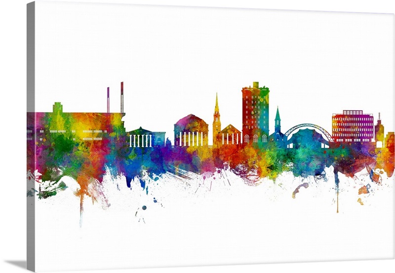 Charlottesville Virginia Skyline Great Big Canvas