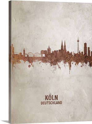 Cologne Germany Rust Skyline
