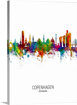 Copenhagen Denmark Skyline