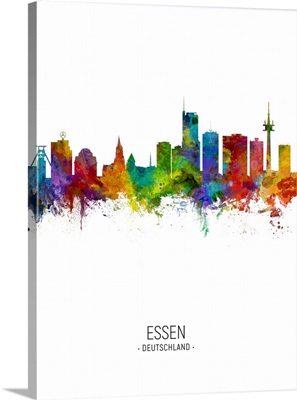 Essen Germany Skyline