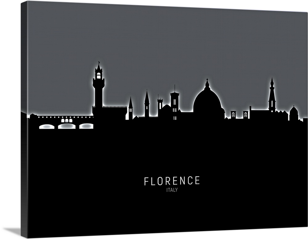 Skyline of Florence, Italy.