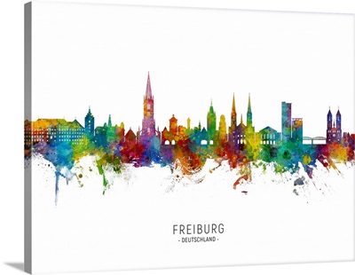 Freiburg Germany Skyline