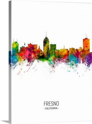 Fresno California Skyline