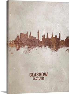 Glasgow Scotland Rust Skyline