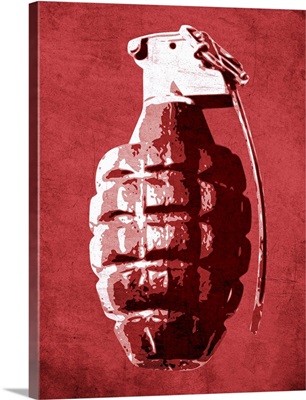 Hand Grenade on Red