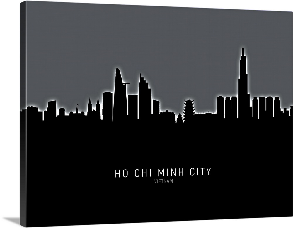 Skyline of Ho Chi Minh City, Vietnam.