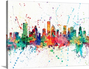 Houston Wall Art Canvas Prints Houston Panoramic Photos Posters Photography Wall Art Framed Prints Amp More Great Big Canvas