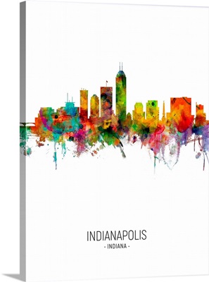 Indianapolis Indiana Skyline