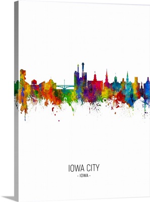 Iowa City Iowa Skyline