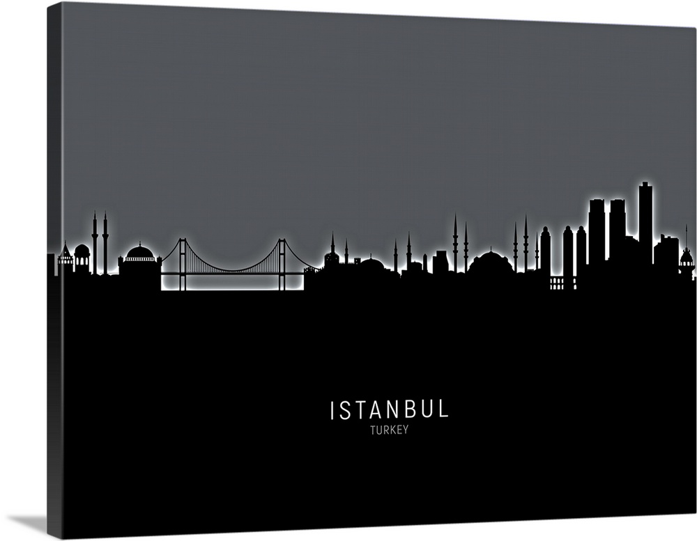 Skyline of Istanbul, Turkey.