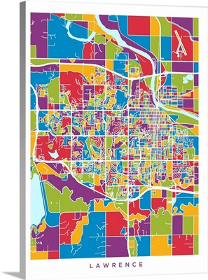 Lawrence Kansas City Map