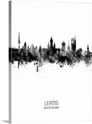 Leipzig Germany Skyline
