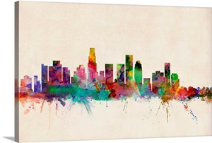 Los Angeles Wall Art Canvas Prints Los Angeles Panoramic Photos Posters Photography Wall Art Framed Prints Amp More Great Big Canvas