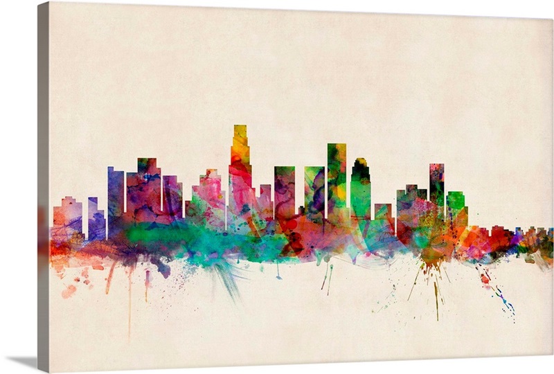 Los Angeles City Skyline | Great Big Canvas