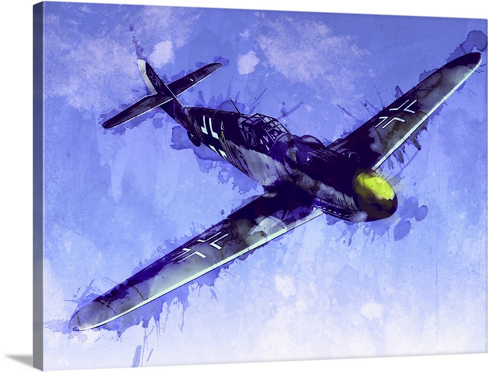 The Messerschmitt Bf 109 (also known as the Messerschmitt Me 109) was a German World War II fighter aircraft designed by W...