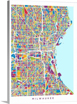 Milwaukee Wisconsin City Map