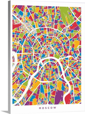 Moscow City Street Map