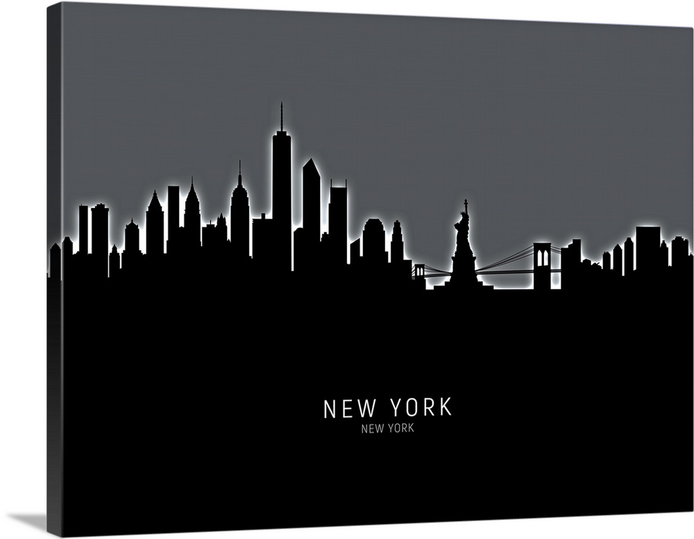 Skyline of the City of New York, New York, United States.