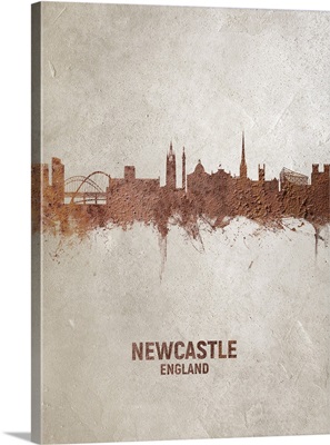 Newcastle England Rust Skyline