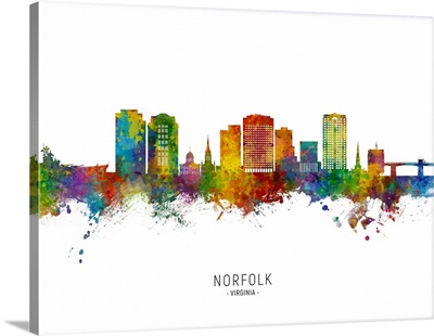 Norfolk Virginia Skyline