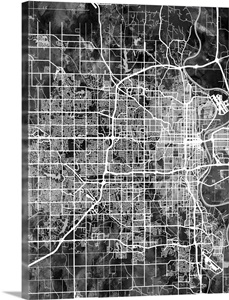 Omaha Nebraska City Map image thumbnail