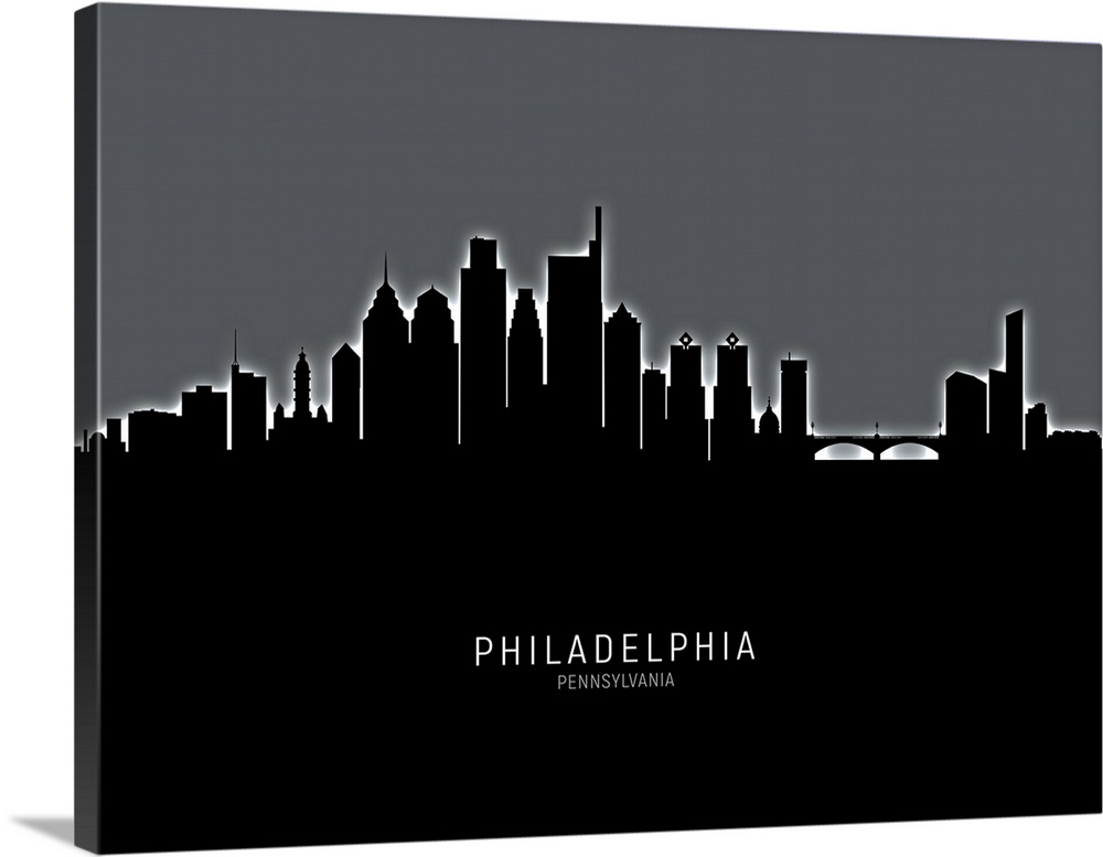 Skyline of Philadelphia, Pennsylvania, United States.