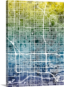Phoenix Arizona City Map image thumbnail