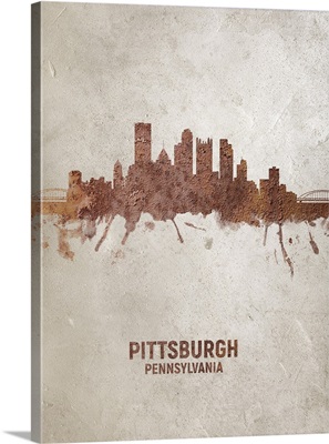 Pittsburgh Pennsylvania Rust Skyline
