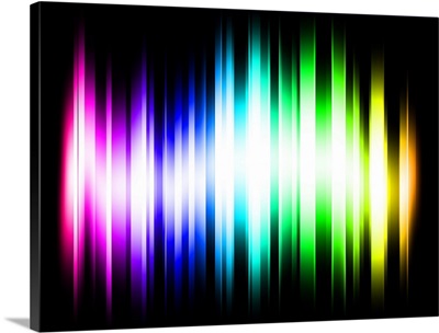 Rainbow Spectrum Light Rays