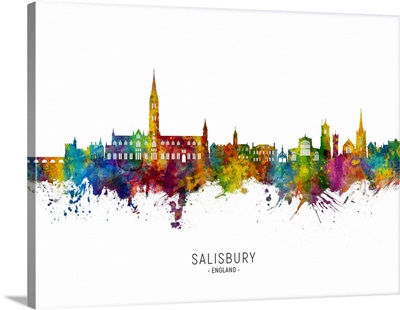 Salisbury England Skyline