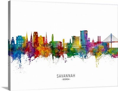 Savannah Georgia Skyline