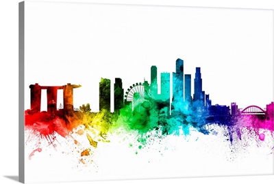 Singapore Skyline, Rainbow