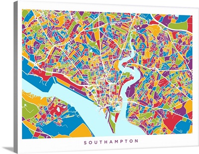 Southampton England City Map