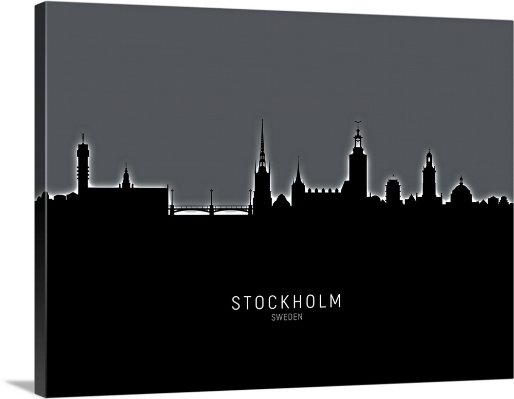 Skyline of Stockholm, Sweden (Sverige).
