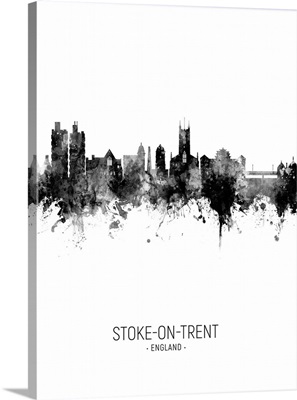 Stoke-On-Trent England Skyline