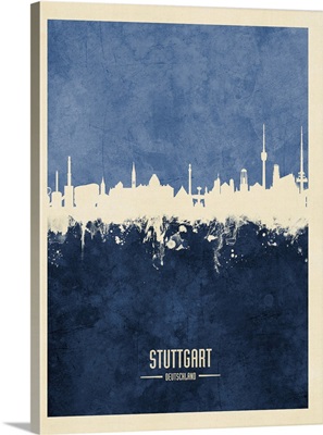 Stuttgart Germany Skyline