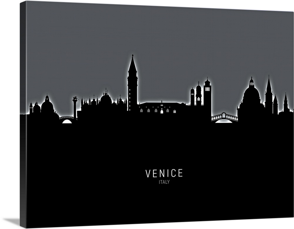 Skyline of Venice, Italy.